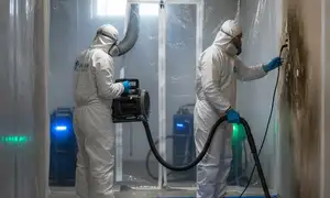 Mold remediation service in Irvine, CA for water damage restoration homepage widget